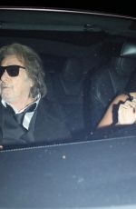 NOOR ALFALLAH and Al Pacino Leaves Chez Mia After Dinner in West Hollywood 10/05/2024
