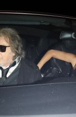 NOOR ALFALLAH and Al Pacino Leaves Chez Mia After Dinner in West Hollywood 10/05/2024