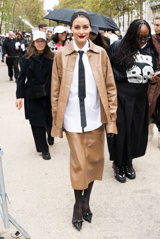 OLIVIA PALERMO Arrives at Stella McCartney Show at Paris Fashion Week 09/30/2024