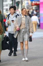 OLIVIA PALERMO Out with a Friend in New York 10/30/2024