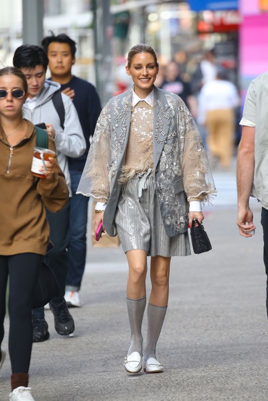 OLIVIA PALERMO Out with a Friend in New York 10/30/2024