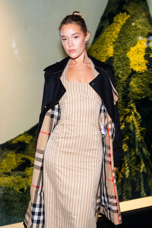 OLIVIA PONTON at Burberry 57th Street Store Reopening in New York 10/16/2024