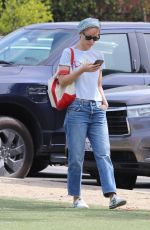 OLIVIA WILDE at Her Daughters Game in Los Angeles 10/26/2024