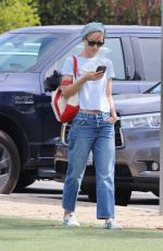 OLIVIA WILDE at Her Daughters Game in Los Angeles 10/26/2024
