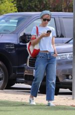 OLIVIA WILDE at Her Daughters Game in Los Angeles 10/26/2024