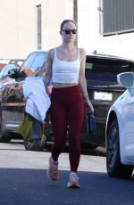 OLIVIA WILDE Leaves a Gym in Los Angeles 10/29/2024