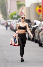 OLIVIA WILDE Leaves Workout at Tracy Anderson Gym in Studio City 10/16/2024