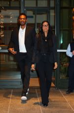 PADMA LAKSHMI and Terrance Hayes Leves Crosby Hotel in New York 10/06/2024