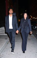 PADMA LAKSHMI and Terrance Hayes Leves Crosby Hotel in New York 10/06/2024