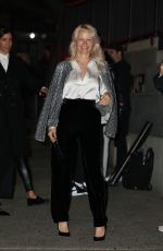 PAMELA ANDERSON Arrives at Giorgio Armani Women’s SS25 Fashion Show in New York 10/17/2024