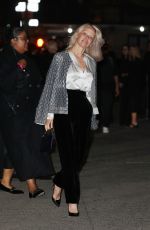 PAMELA ANDERSON Arrives at Giorgio Armani Women’s SS25 Fashion Show in New York 10/17/2024