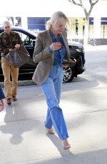 PAMELA ANDERSON Arrives at Her Hotel in New York 10/15/2024