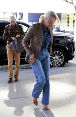 PAMELA ANDERSON Arrives at Her Hotel in New York 10/15/2024