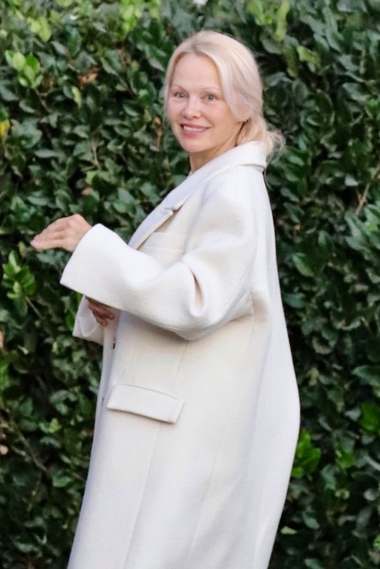 PAMELA ANDERSON Arrives to a Book Signing in Beverly Hills 10/19/2024