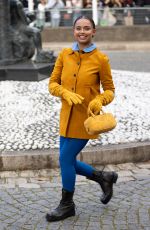 PAOLA LOCATELLI Arrives at Miu Miu Fashion Show at Paris Fashion Week 10/01/2024
