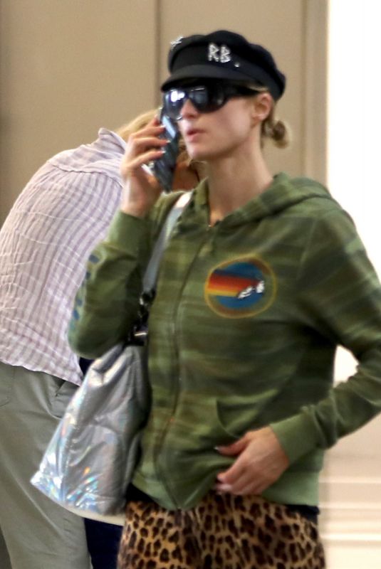 PARIS HILTON Arrives in Los Angeles 10/10/2024