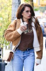 PENELOPE CRUZ Out with Rapper Residente in New York 10/30/2024