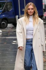PERRIE EDWARDS Arrives at Capital Studios in London 09/30/2024