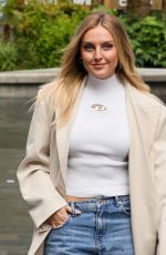 PERRIE EDWARDS Arrives at Capital Studios in London 09/30/2024