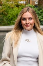 PERRIE EDWARDS Arrives at Capital Studios in London 09/30/2024