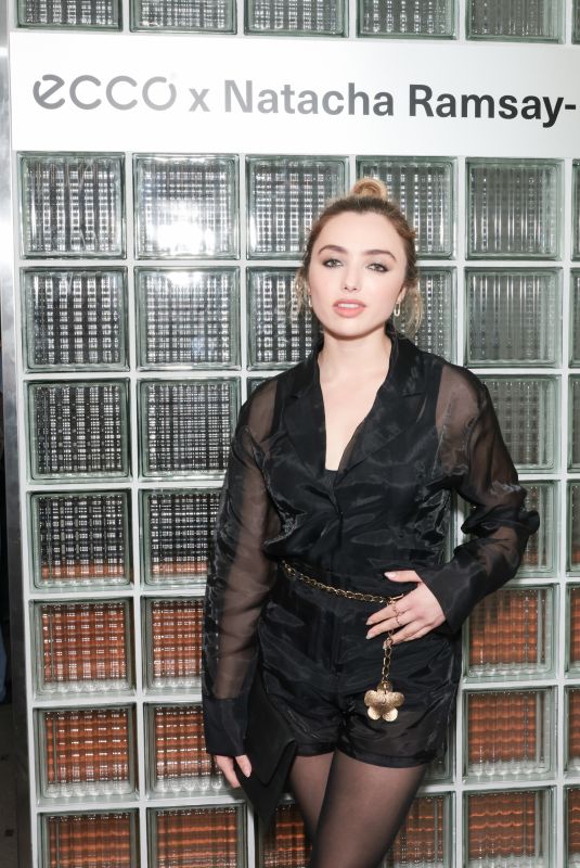 PEYTON LIST at ECCO Dinner with Chloe Sevigny and Natacha Ramsay-Levi in New York 10/10/2024