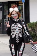 PHOEBE PRICE Out with Her Dog in Los Angeles 10/15/2024