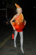 PIXIE LOTT Arrives at Hallowzeem Party at The Conduit Club in Covent Garden 10/25/2024