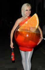 PIXIE LOTT Arrives at Hallowzeem Party at The Conduit Club in Covent Garden 10/25/2024