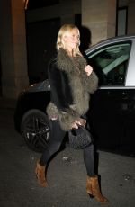 POPPY DELEVINGNE Arrives at Costes at Paris Fashion Week 09/30/2024