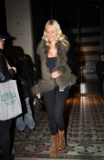 POPPY DELEVINGNE Arrives at Costes at Paris Fashion Week 09/30/2024