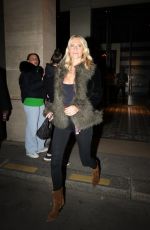 POPPY DELEVINGNE Arrives at Costes at Paris Fashion Week 09/30/2024