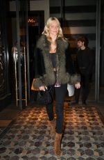 POPPY DELEVINGNE Arrives at Costes at Paris Fashion Week 09/30/2024