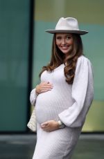 Pregnant CHARLOTTE DAWSON Leaves Her Charlottes Naughty Corner Podcast in Manchester 10/30/2024