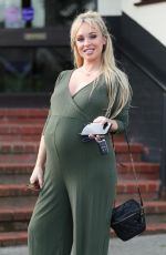 Pregnant JORGIE PORTER Arrives at Mum&Me Event in Warrington 10/02/2024