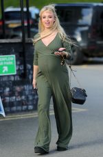 Pregnant JORGIE PORTER Arrives at Mum&Me Event in Warrington 10/02/2024