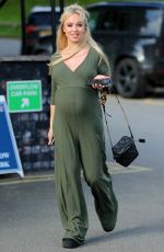 Pregnant JORGIE PORTER Arrives at Mum&Me Event in Warrington 10/02/2024