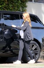 Pregnant KATHERINE SCHWARZENEGGER Out in Los Angeles 10/07/2024