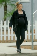 Pregnant KATHERINE SCHWARZENEGGER Out in Los Angeles 10/17/2024