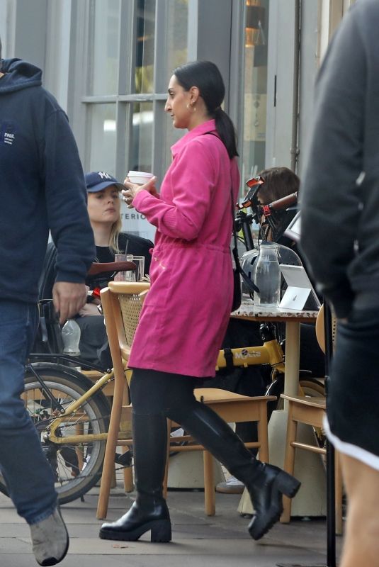 PUNAM KRISHAN Out and About in Primrose Hill 10/28/2024