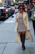 QUINTA BRUNSON Arrives at Good Morning America in New York 10/08/2024
