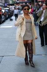 QUINTA BRUNSON Arrives at Good Morning America in New York 10/08/2024