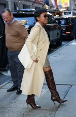 QUINTA BRUNSON Arrives at Good Morning America in New York 10/08/2024