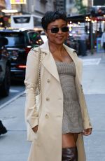 QUINTA BRUNSON Arrives at Good Morning America in New York 10/08/2024