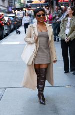 QUINTA BRUNSON Arrives at Good Morning America in New York 10/08/2024
