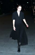 RACHEL BROSNAHAN Arrives at Holiday Benefit Reading in New York 10/06/2024
