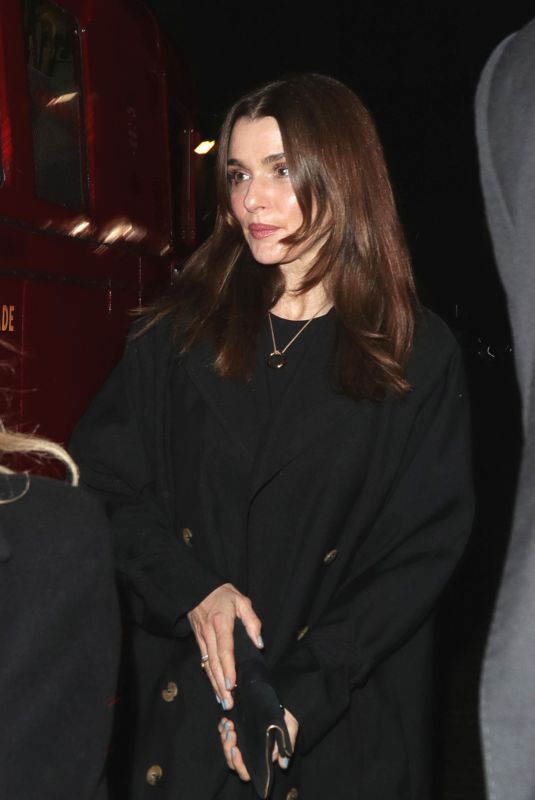 RACHEL WEISZ Leaves Chiltern Firehouse 10 Year Anniversary Party in London 10/03/2024