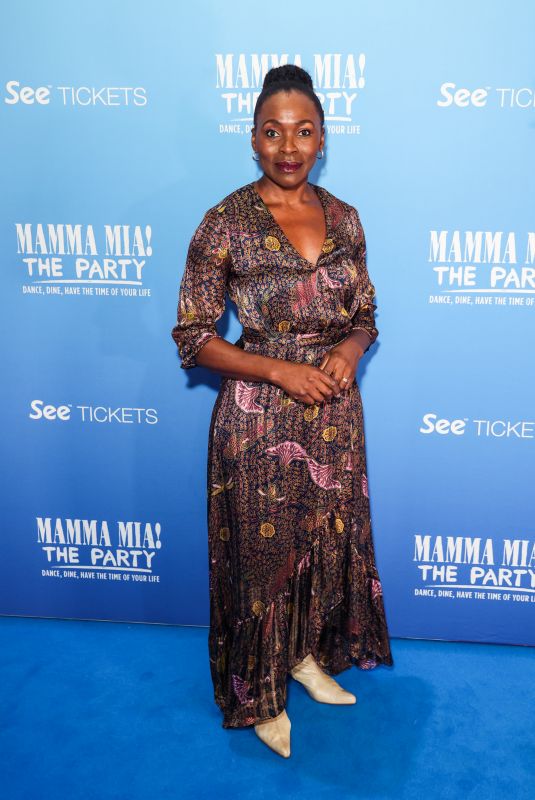 RAKIE OLUFUNMILAYO AYOLA at Mamma Mia! The Party 5th Anniversary Gala Event at The 02 in London 09/04/2024