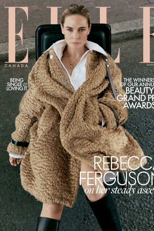 REBECCA FERGUSON in Elle Canada, November 2024