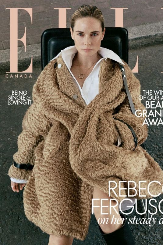 REBECCA FERGUSON on the Cover of Elle Canada, November 2024