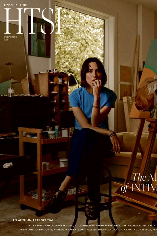 REBECCA HALL in Financial Times HTSI, September 2024